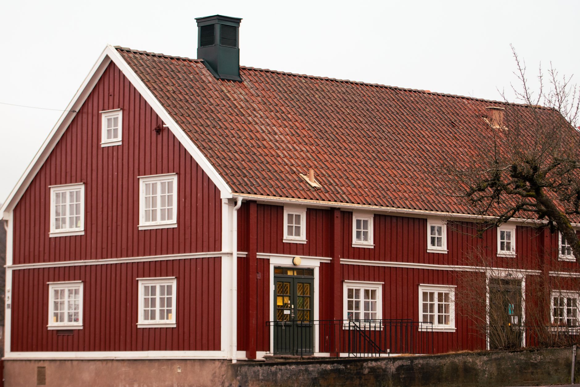 Illustrationsfoto af et skandinavisk hus